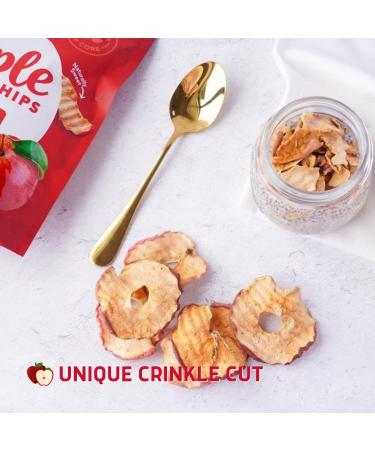 Gourmet Nut Simple Slices Baked Apple Chips - USA Grown Dried Apples - Healthy Vegan Snack - No Added Sugar - Red Apples - 8 Pack Box - Buy Online on SooperMarket.com
