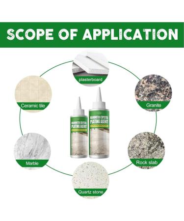 Tile Cleaner and Shine Restorer Natural Stone Impregnation Protector Safely Clean Kitchen Supplies for Tile Counter by Virtcooy - Buy Online on SooperMarket.com