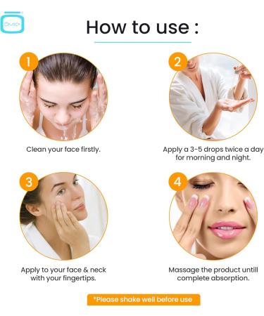 OMIC Antioxidant Vitamin C Serum | Helps to Moisturize Skin Boost Skin Collagen | Brighten Hydrate & Plump Skin | Anti Aging & Wrinkle Facial Serum | 1 fl oz / 30 ml - Buy Online on SooperMarket.com