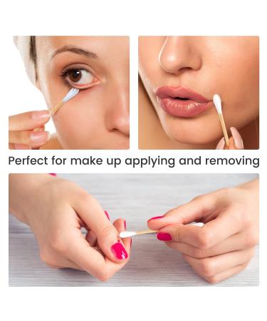 Bamboo Cotton Swabs 800 Count - Biodegradable Organic Double Round Tips - 3 inch for Ears Makeup Pets - Eco-Friendly Household Cleaning - Buy Online on SooperMarket.com