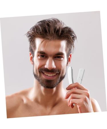 Didiseaon Stainless Steel Razor Spatula & Eyebrow Trimming Tools - Precision Manual Shavers for Men - Durable 304 Stainless Steel Blades & Holders - Buy Online on SooperMarket.com