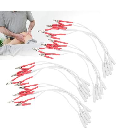 20pcs TENS Wire Cable Clip Electrode Wires for TENS Unit Physiotherapy Machine - Buy Online on SooperMarket.com