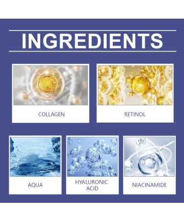 Collagen Face Moisturizer - Anti-Aging Day & Night Cream with Retinol Niacinamide & Hyaluronic Acid - 1.7 OZ Airless Pump - Buy Online on SooperMarket.com