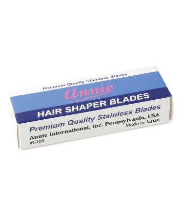 Annie premium quality hair shaper stainless blades 5100 60 pieces total