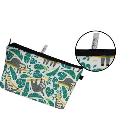 LOOMILOO Cosmetic Bag for Women  Adorable Roomy Makeup Bags Travel Water Resistant Toiletry Bag Accessories Organizer Sloth (Sloth 51476) A:Sloth 51476 - Buy Online on SooperMarket.com