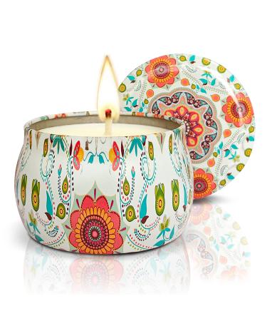 Scented Candles Gifts for Women: Aromatherapy Candles for Home Scented Natural 100% Soy Wax Stress Relief Candle Mother's Day Gifts Set for Yoga Christmas Birthday Valentine Gift(1 pc 07 rose