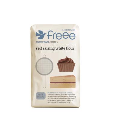 Doves Farm White Self Raising Flour Gf (1 X 1Kg) 1 kg (Pack of 1)