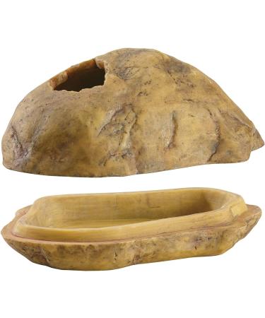 Exo Terra Snake Cave Medium - Naturalistic Hideout for Snakes - Buy Online on SooperMarket.com