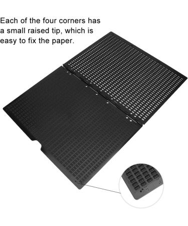 HUSHUI Braille Slate Stylus Kit - Portable 27 Lines 30 Cells Braille Writing Board & Learning Tool for Easy Braille Writing - Buy Online on SooperMarket.com