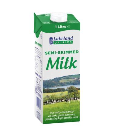 Lakeland Dairies Long Life Semi Skimmed Milk 12x1ltr