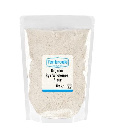 Organic Rye Wholemeal Flour 1kg | Certified Organic by Fenbrook Organic