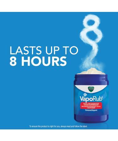 Vicks VapoRub Nasal Decongestant Cough Suppressant Relief from Cold Aches & Pains Chest Rub Ointment Original Scent 100 g/115 mL 115 mL Original - Buy Online on SooperMarket.com