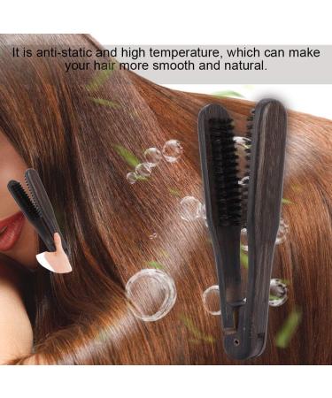 Hairdressing Comb Professional Double Brushes Wooden Anti-static Hair Straightener Tool Hairbrushes DIY for Salon Barber Shop - Buy Online on SooperMarket.com
