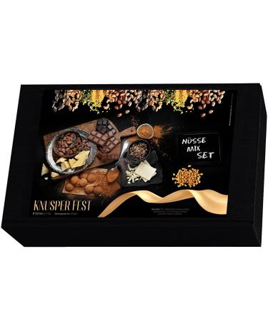 C&T Nuts Premium Gift Set Crunchy Fest | 8 delicious crunchy fresh snacks each 75g | Nut mix in a ready-to-present gift box