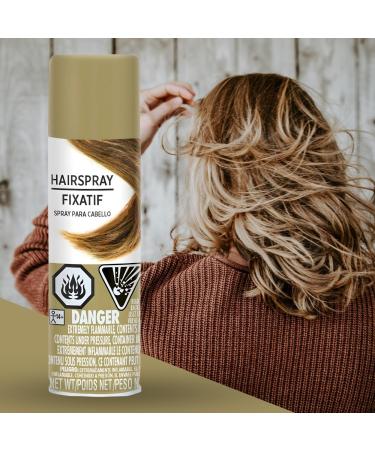 Shimmer Gold Hair Spray Color - 3 oz. (1 Count) - Instantly Transforms Your Look Ideal for Parties & Cosplay - Buy Online on SooperMarket.com