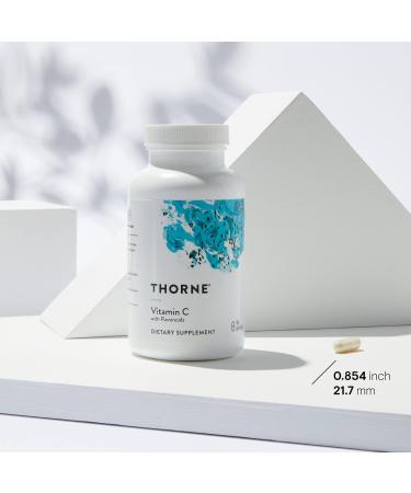 Thorne Vitamin C with Flavonoids - Blend of Vitamin C and Citrus Bioflavonoids from Oranges the Way They're Found Together in Nature - 90 Capsules - Buy Online on SooperMarket.com