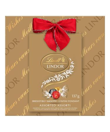 Lindt Lindor Assorted Chocolate Truffles Gift Box 137 Grams Assorted 137 g (Pack of 1)