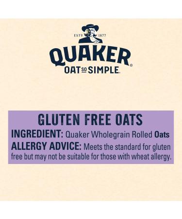 Quaker Gluten Free Original Porridge Oats 510 g (Pack of 5) - Buy Online on SooperMarket.com