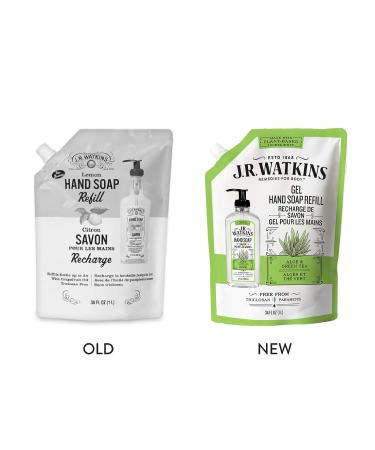 J.R. Watkins Aloe and Green Tea Hand Soap Refill - 34 fl oz - Buy Online on SooperMarket.com