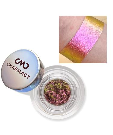 CHARMACY Multi Chrome Flakes Cream Chameleon Gel Eyeshadow - Highly Pigmented Long Lasting Sparkle Metallic Makeup - 2.8g (03) - Buy Online on SooperMarket.com