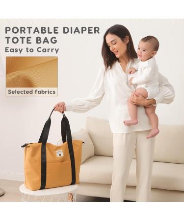 SONARIN Large Capacity Waterproof Baby Changing Bag - Stylish Satchel with Stroller Straps, Changing Mat & Travel Convenience in Grey - Buy Online on SooperMarket.com