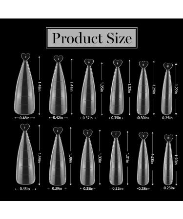 Beetles Poly Extension Gel Dual Nail Form - 120 Pcs Builder Nail Gel Molds for Coffin & Stiletto Nails - DIY Nail Art Salon Quality - Buy Online on SooperMarket.com