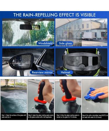 Louisx Glass Cleaning Board Glass Coating For Windshield Wemas Glass Cleaning Board Improves Clarity And Visibility For Enhancing The Visual Effects Of Automotive Windshields (2pcs) - Buy Online on SooperMarket.com