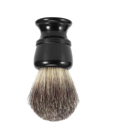 With black resin grip of luxurious shaving brushes beard brush dense brush your life for men comfortably hold thick smooth foaming