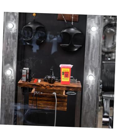 Angoily 5-Set Hairdressing Storage Containers - Automatic Trash Can for Shaving | Red Razor Case for Salons & Home Use - Buy Online on SooperMarket.com