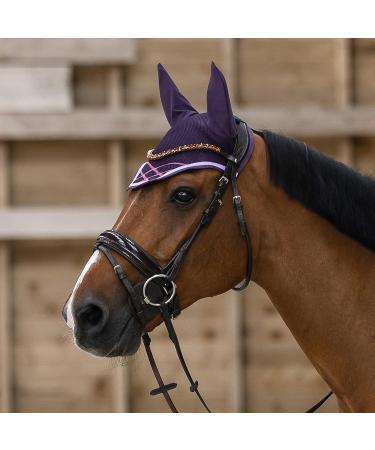 Buy HORZE Horse Bridle Clermont - Anatomical Bridle for Warmblood & Thoroughbred in Extra Warmblood Dark Brown (XF) - Buy Online on SooperMarket.com