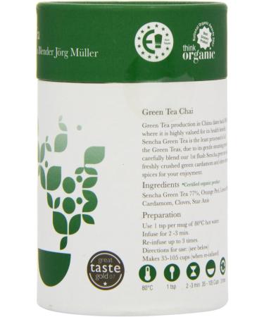Organic Solaris Loose Whole Leaf Green Tea Chai 50g - Pack of 1 - Buy Online on SooperMarket.com