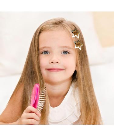Shop Wllhyf 10-Piece Metal Star Hair Clips - Cute Silver Snap Lock Accessories for Girls & Women - Buy Online on SooperMarket.com