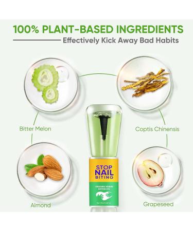 Kids' Nail Biting Treatment | Stop Bad Habits Naturally with Bitter Taste Plant Extract | Safe & Effective - Buy Online on SooperMarket.com