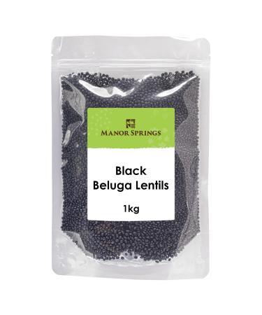 Black Beluga Lentils 1kg by Manor Springs