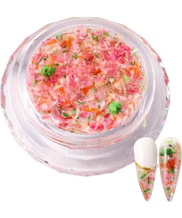 1Box 3D Dried Flower Nails Art Nail Accessories Elegant Nails Art Adornments Decoration Perfect For Nail Decoration Mixed Flowers For Nails Art S053A - Buy Online on SooperMarket.com