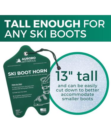 Premium Ski Shoe Puller | Ultimate Boot Horn for Skiing & Snowboarding | Alleviates Foot Pain & Eases Boot Insertion for All Ski Boots - Buy Online on SooperMarket.com