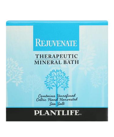 Plantlife Rejuvenate Therapy Bath Salts - Straight From The Plant Natural Aromatherapy Bath Salts - Balance  Calm  and Release Tension in the Body - Made in California 3 oz