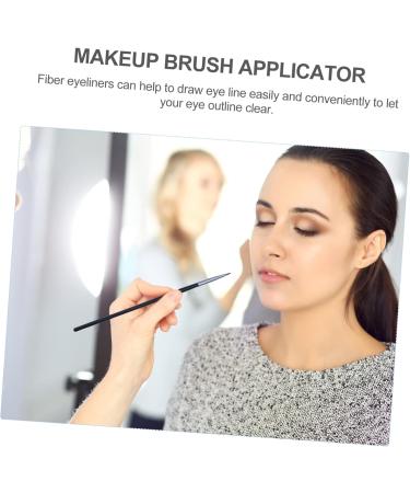 Mikinona 12 pcs fine eyeliner brush eyeshadow applicators Cosmetic Eye Wand Girls Eyeliner Brush suite travel 18X0.4X0.4CMx3pcs Blackx3pcs - Buy Online on SooperMarket.com