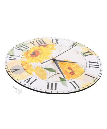 Alipis Wall Clock Office Mute Decorations As Shown 1 29X29CM