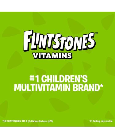 FLINTSTONES Kids Multivitamin Gummies Plus Immunity Support- Multivitamins for Kids Kids Gummy With Zinc and Extra Vitamin C Free of Artificial Sweeteners Free of Aspartame Free of Synthetic FD&C Dyes 180 Gummies - Buy Online on SooperMarket.com