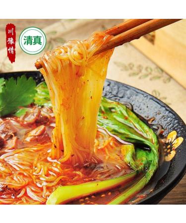 Chongqing Hot and Sour Noodles 100g/bag Sichuan Spicy Hot Pot Hot and Sour Vermicelli instant noodles Spicy Sweet Potato Noodles Chinese Spicy Snacks Delicious breakfast (5 bag) - Buy Online on SooperMarket.com