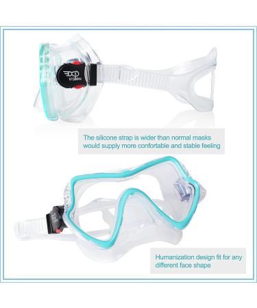 Professional Snorkel Diving Mask with Wide View Lens - Anti-Leakage Silicone Scuba Gear for Adults | 3 Color Options - Buy Online on SooperMarket.com