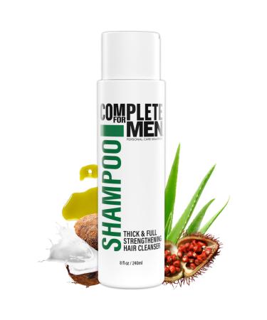 Mens Shampoo for Thicker Hair : Full Strengthening Shampoo Paraben and Sulfate Free Deep Cleansing Shampoo Scalp Care Daily Hair Cleanser for Enhanced Strength Mens Essential