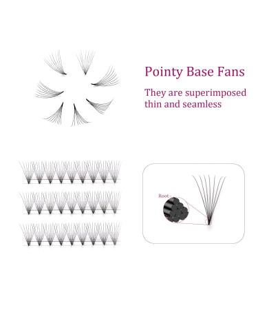Buy 8D 0.07mm C Curl 14mm Premade Russian Volume Eyelash Extensions | Artificial Lashes for Stunning Volume - Buy Online on SooperMarket.com