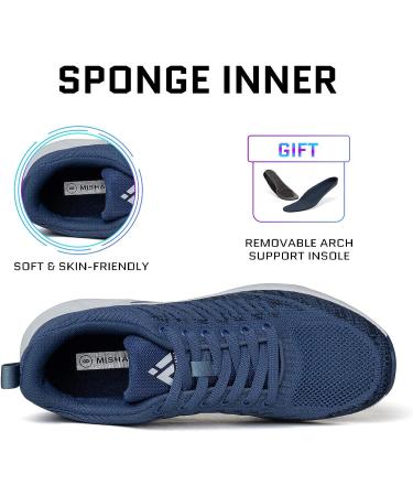 Mishansha Women's Breathable Air Cushion Sneakers - Size 9, Persian Blue - Buy Online on SooperMarket.com