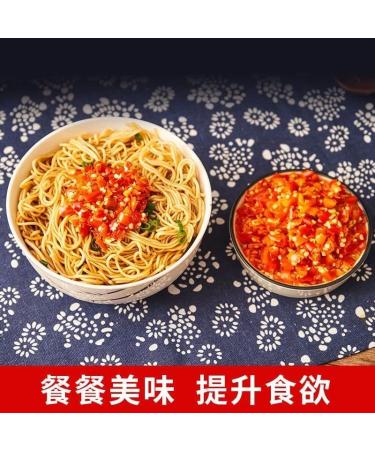 Hunan specialty spicy chopped chili sauce Chili sauce garlic paste Leisure spicy snacks Side dishes Mixed noodle sauce Chinese food Super Chili sauce and paste (Super spicy 500g) Super spicy 500g - Buy Online on SooperMarket.com