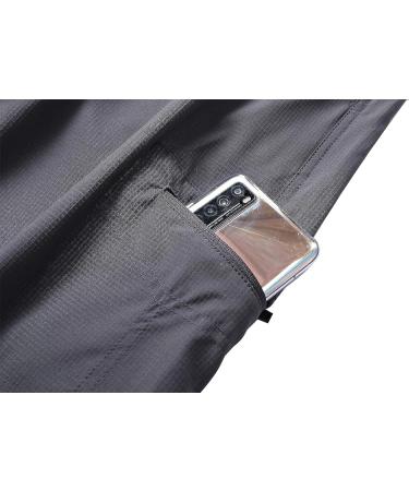 MOERDENG Men's Quick-Dry Stretch Hiking Cargo Work Pants - Dark Grey02 Large - Buy Online on SooperMarket.com