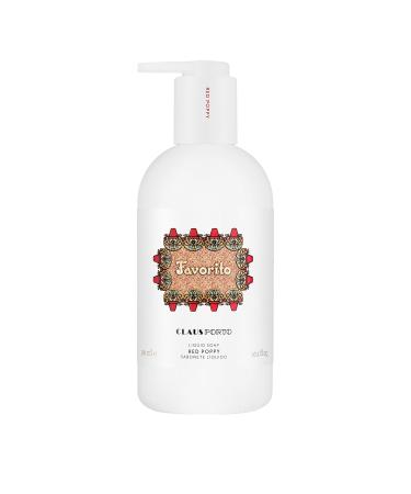 Claus Porto Favorito Liquid Soap  Red Poppy  10.14 Fl Oz