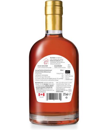 47 North Organic Maple Syrup 375ml - Single Source, Amber Grade | Whisky Bottle with Gift Sleeve - Buy Online on SooperMarket.com