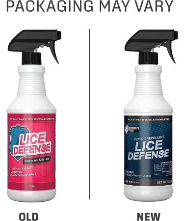 Exterminators Choice Lice Defense Spray - 16 Ounce | Repellent for Bedding, Carpet, Furniture, Backpacks | Lice Treatment - Buy Online on SooperMarket.com